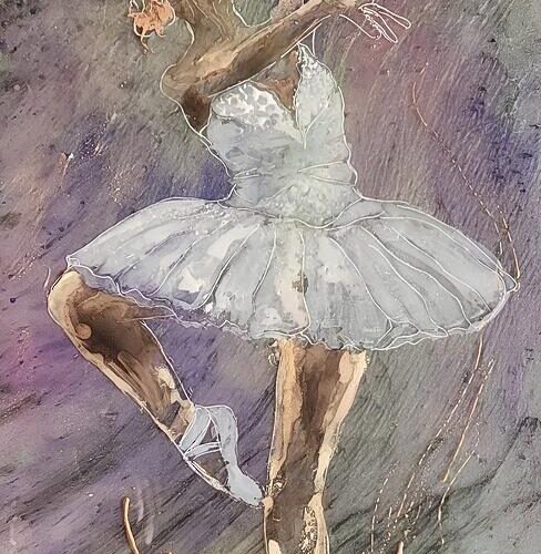 Elegant Ballet Dancer in Motion