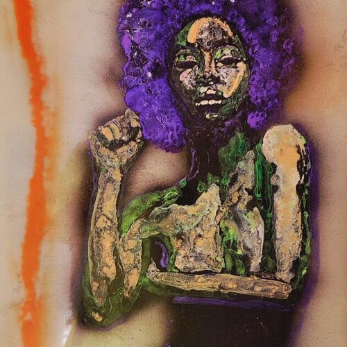 Vibrant Expression of Strength