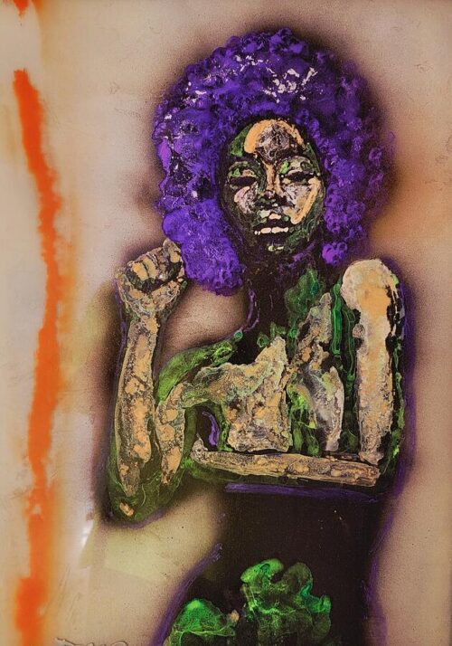 Vibrant Expression of Strength